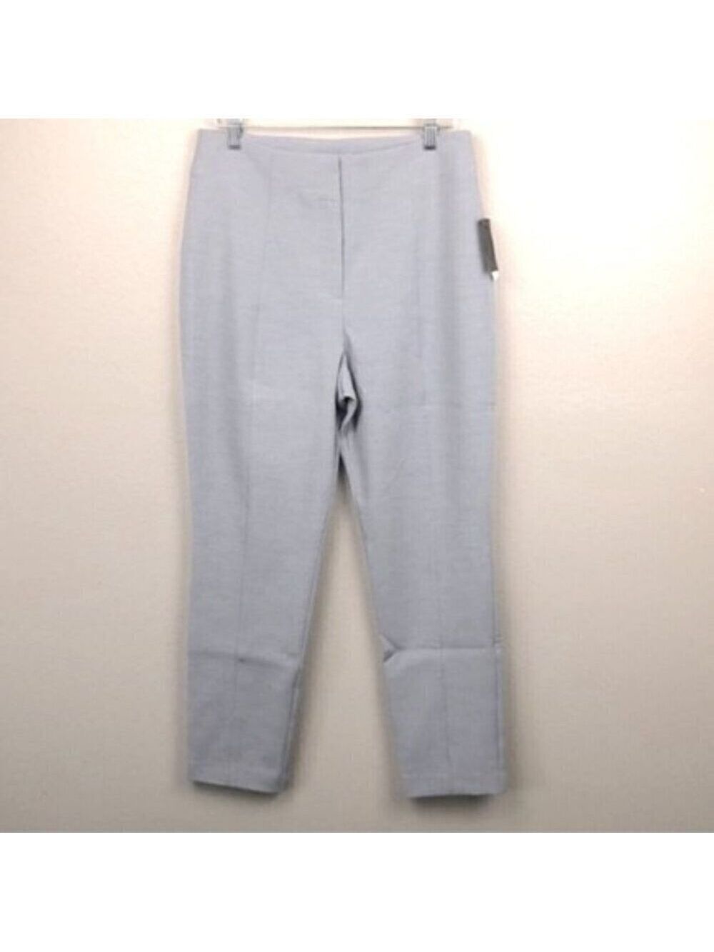 Cooper St Bordeaux Crop Pants Flat Front Slim Straight Trousers Light Blue NEW 6